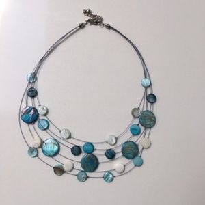 Modern statement necklace